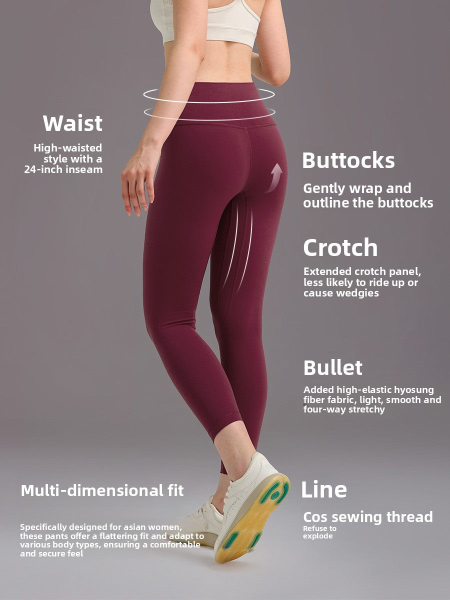 High-Waisted Brushed Fleece Yoga Leggings