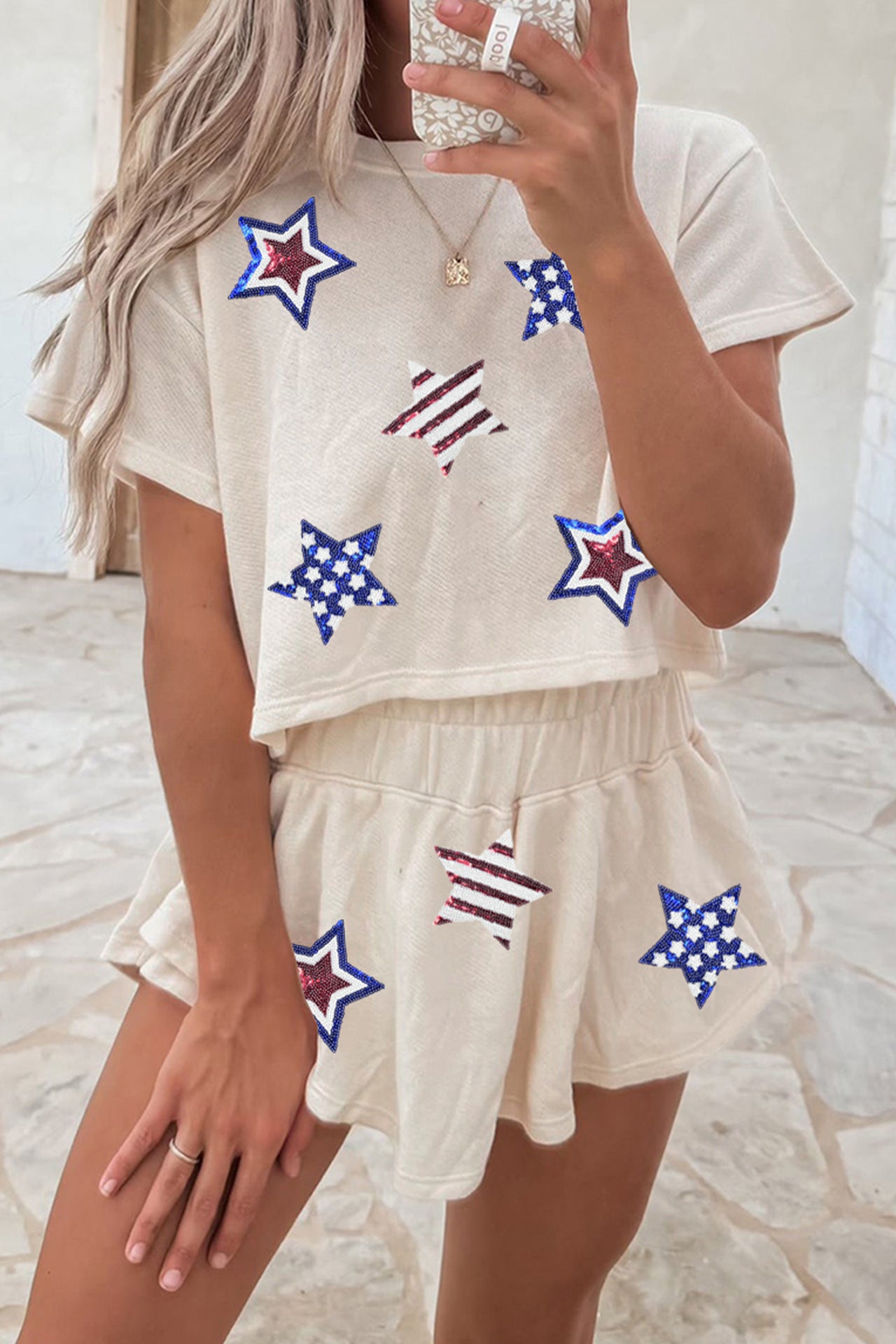 Women's Short Sleeve Tracksuit Set