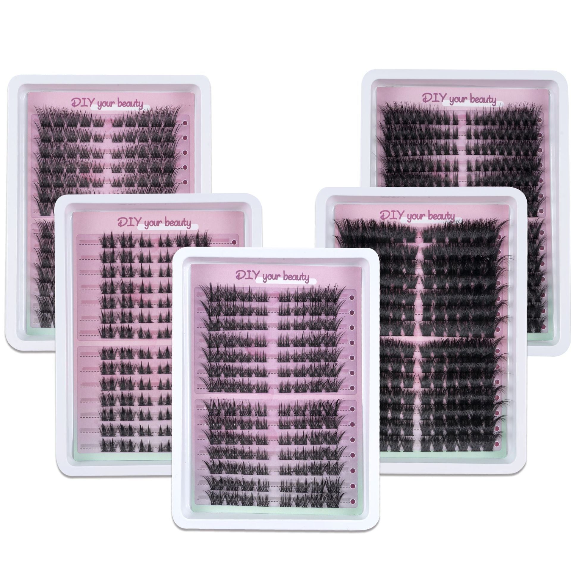 Natural False Eyelashes Clusters