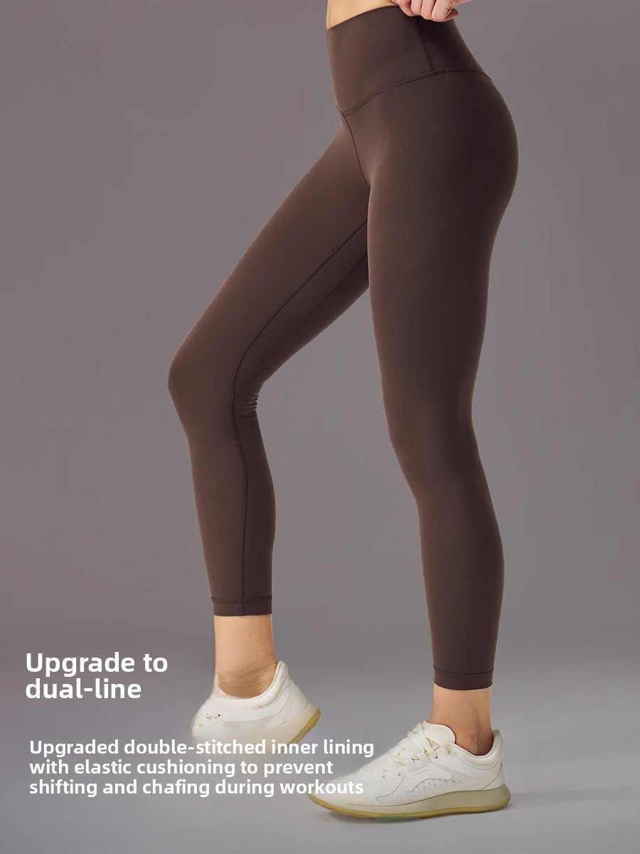 High-Waisted Brushed Fleece Yoga Leggings
